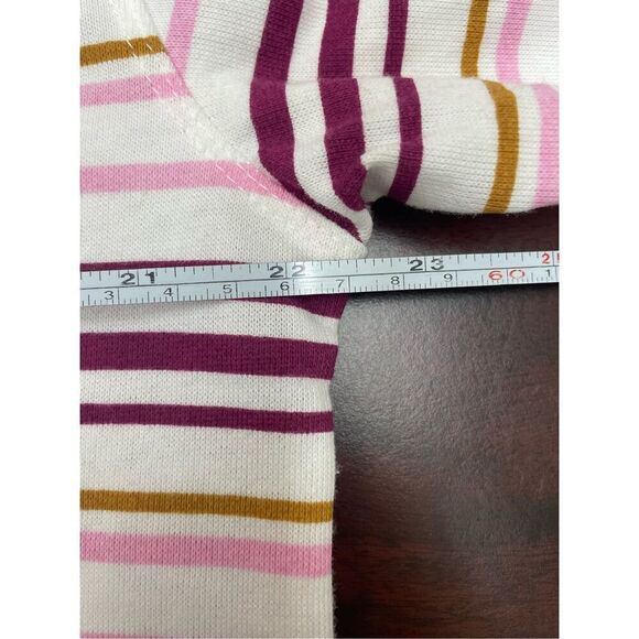 NWT Maurices Stripe Cross Back Long Sleeve Pullover Shirt Size Medium - Picture 6 of 6